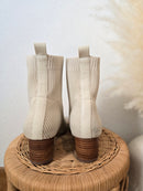 Joie Cream Knit Booties (9)