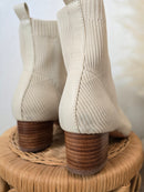 Joie Cream Knit Booties (9)