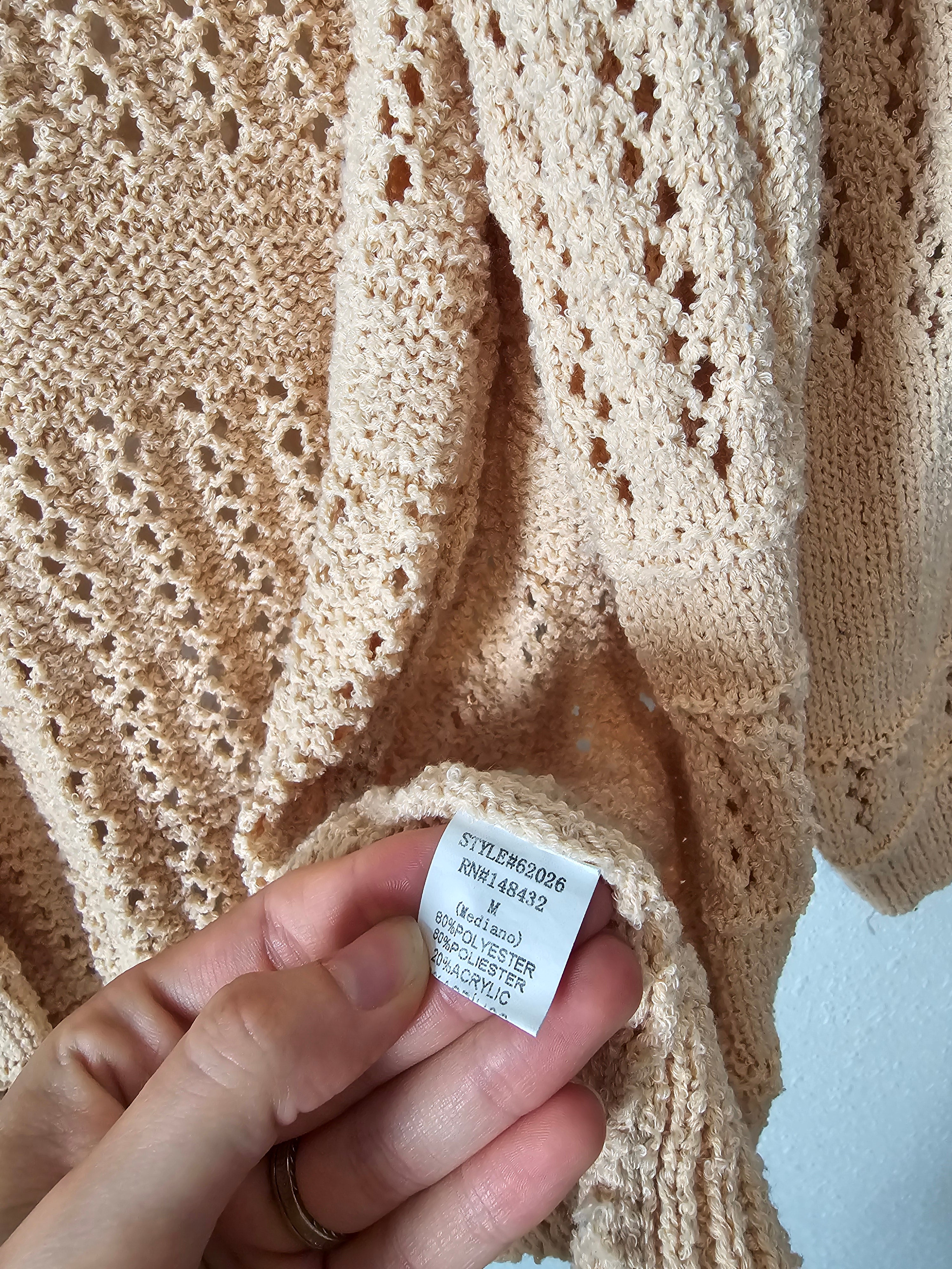 Carly Jean Chunky Cardigan (M)