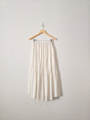 Tiered Linen Maxi Skirt (XS/S)