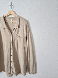 Wishlist Oversized Knit Button Up (M/L)