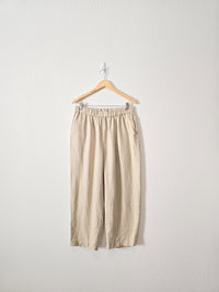 Quince Linen Straight Pants (L)