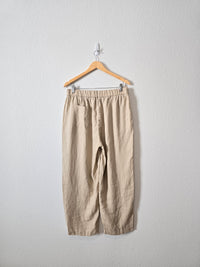 Quince Linen Straight Pants (L)