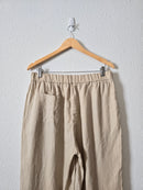 Quince Linen Straight Pants (L)