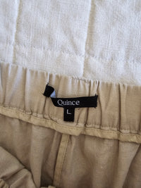 Quince Linen Straight Pants (L)