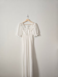 Molly Green White Maxi Dress (S)