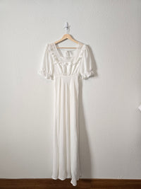 Molly Green White Maxi Dress (S)