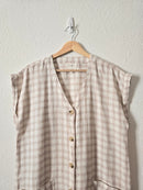 Lou & Grey Checkered Linen Dress (MP)