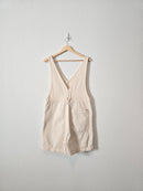 Alex Mill Ecru Cotton Shortalls (S)