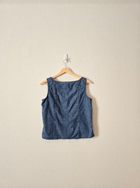 Vintage Denim Button Up Tank (SP)