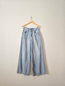 Light Wash Wide Leg Jeans (8)