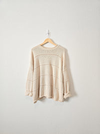 Vintage Chunky Knit Sweater (M)