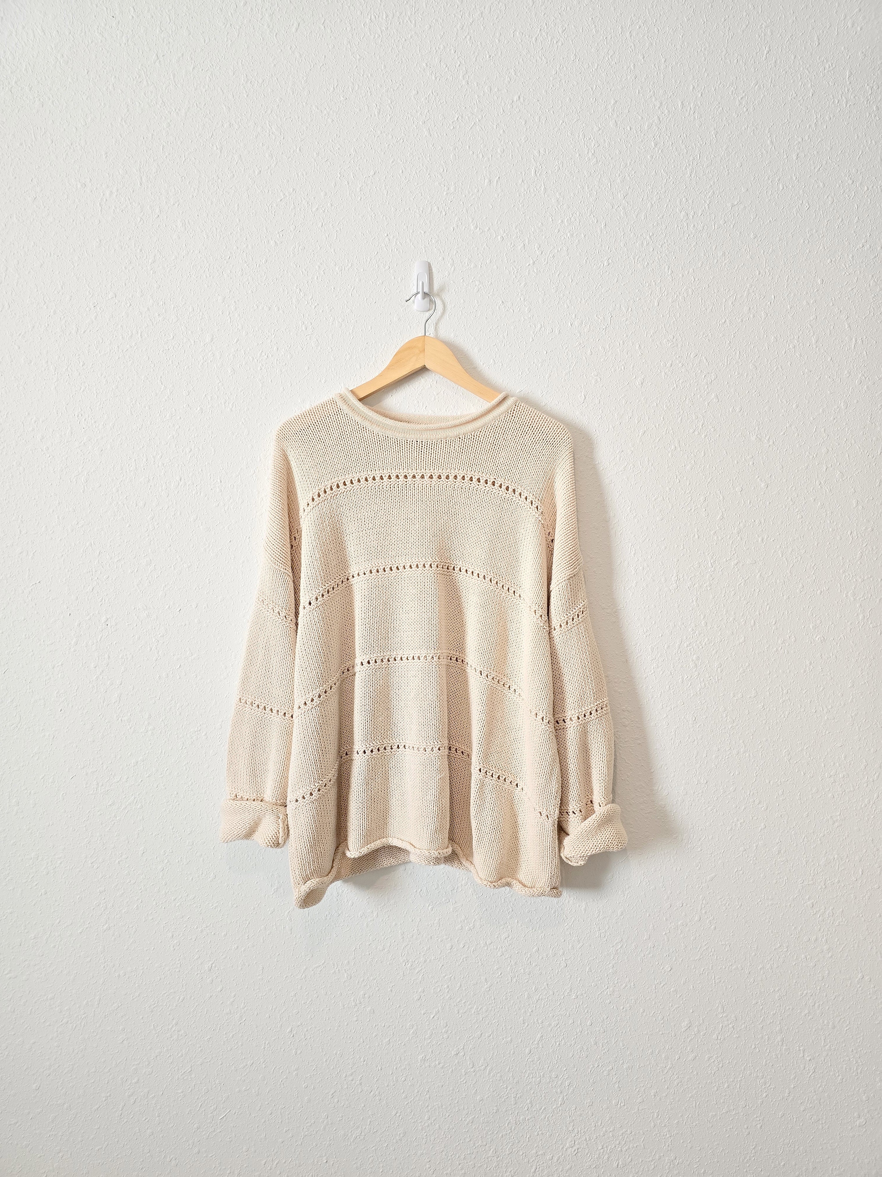 Vintage Chunky Knit Sweater (M)