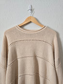 Vintage Chunky Knit Sweater (M)