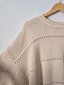 Vintage Chunky Knit Sweater (M)