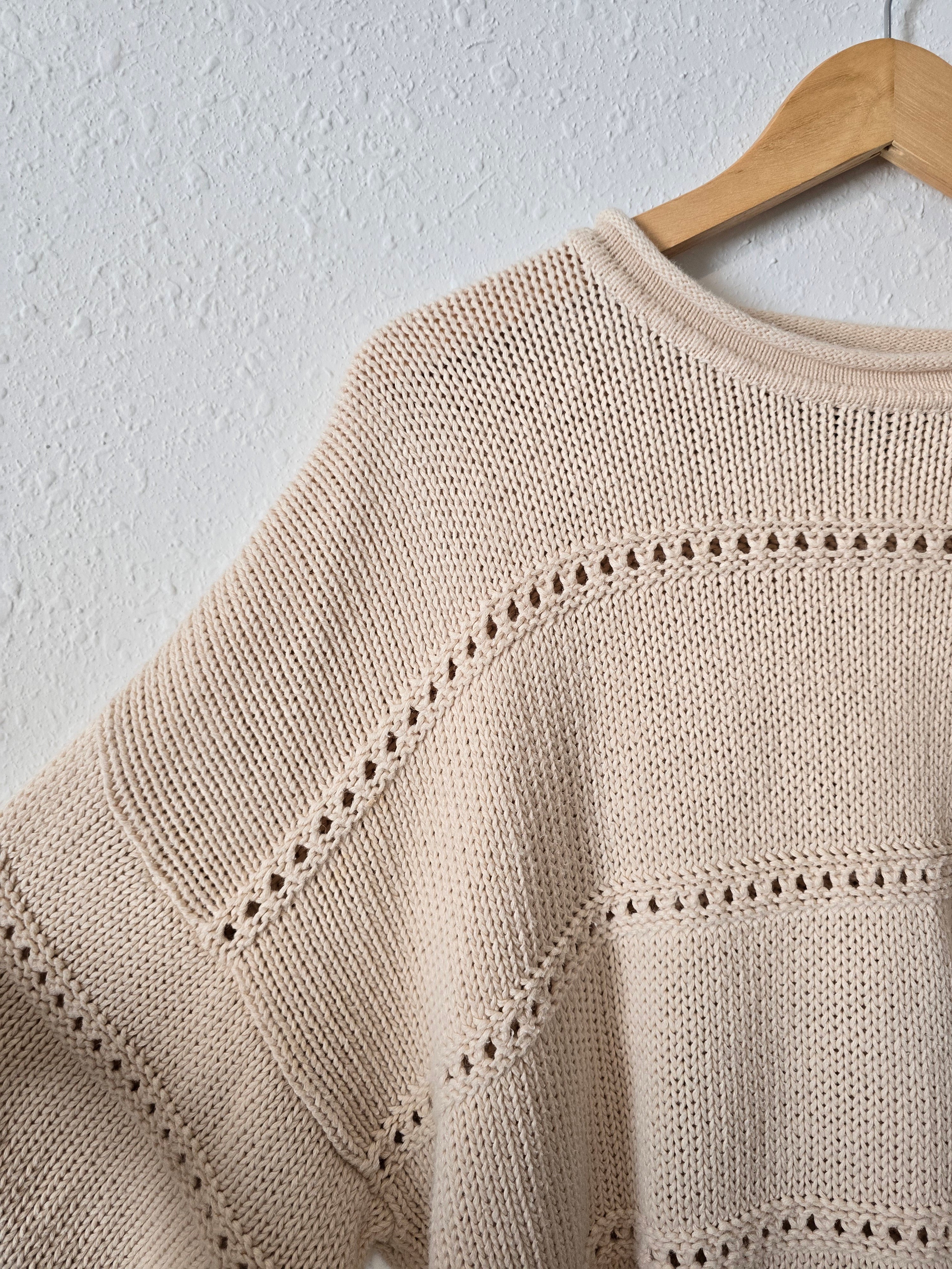 Vintage Chunky Knit Sweater (M)