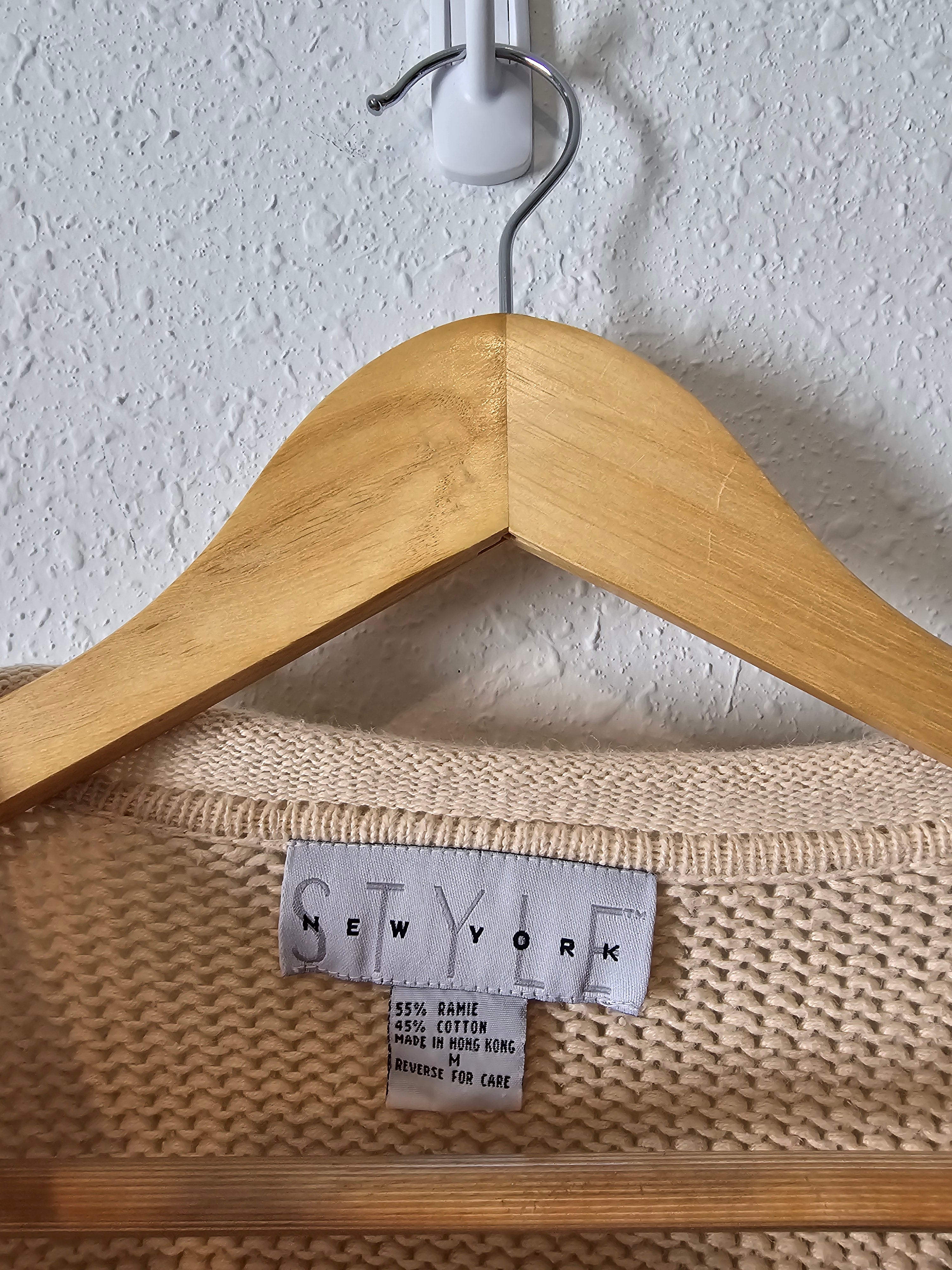 Vintage Chunky Knit Sweater (M)