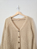 Chunky Button Up Sweater (M)