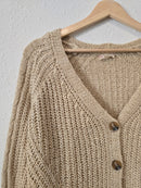 Chunky Button Up Sweater (M)