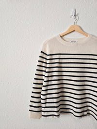 Reformation Cashmere Striped Sweater (XS)