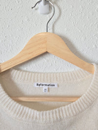 Reformation Cashmere Striped Sweater (XS)