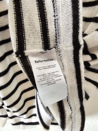 Reformation Cashmere Striped Sweater (XS)