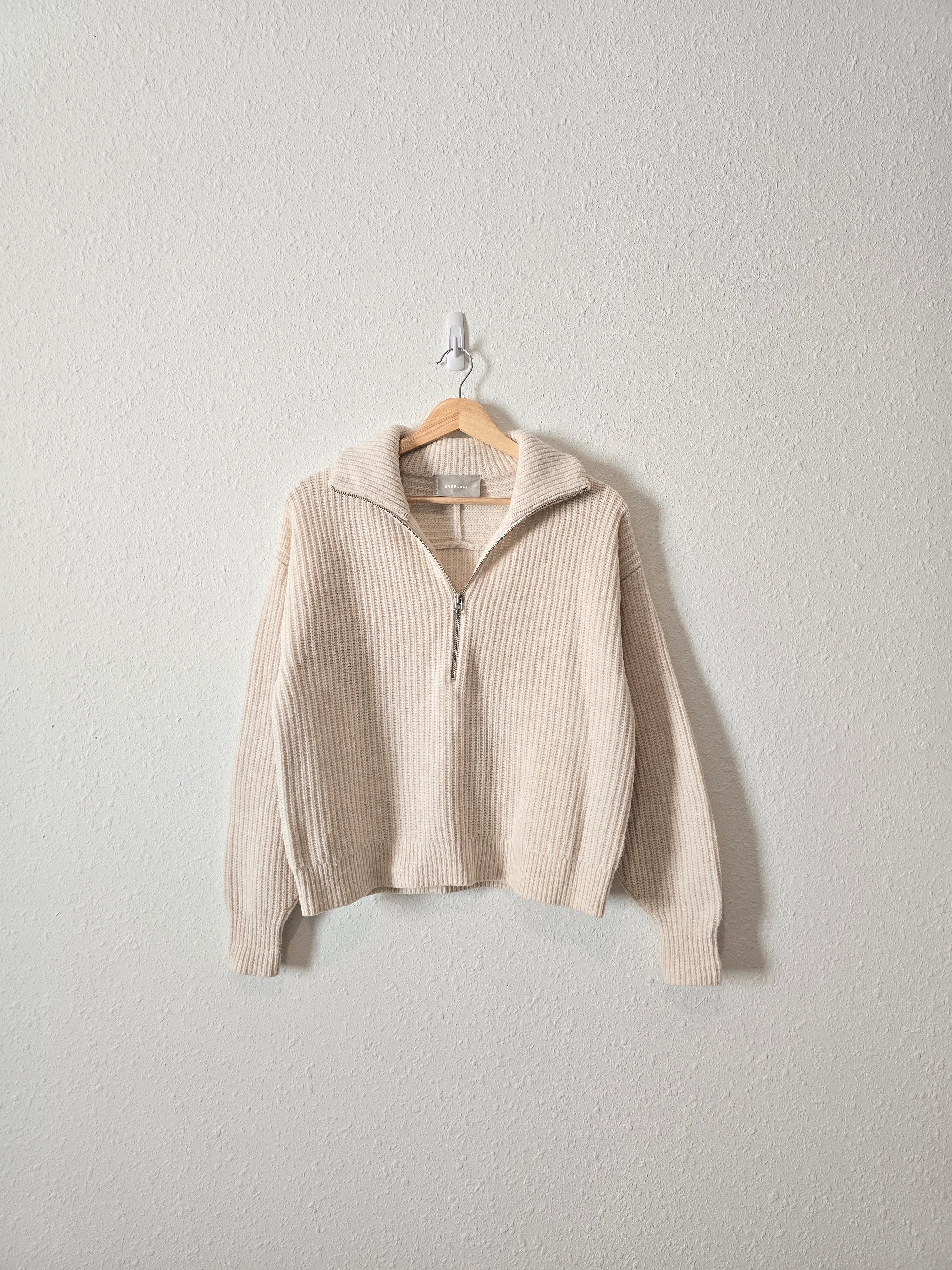 Everlane Wool Half Zip Sweater (XS)