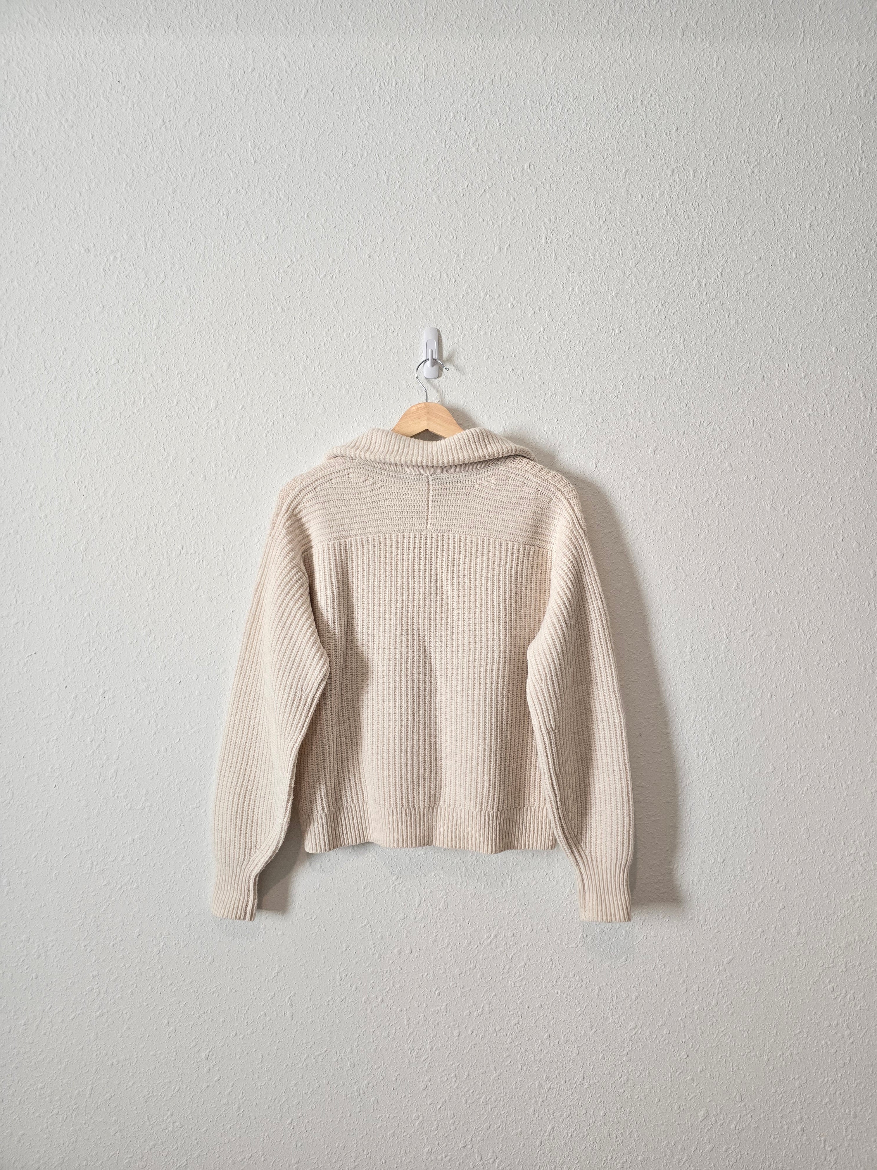 Everlane Wool Half Zip Sweater (XS)