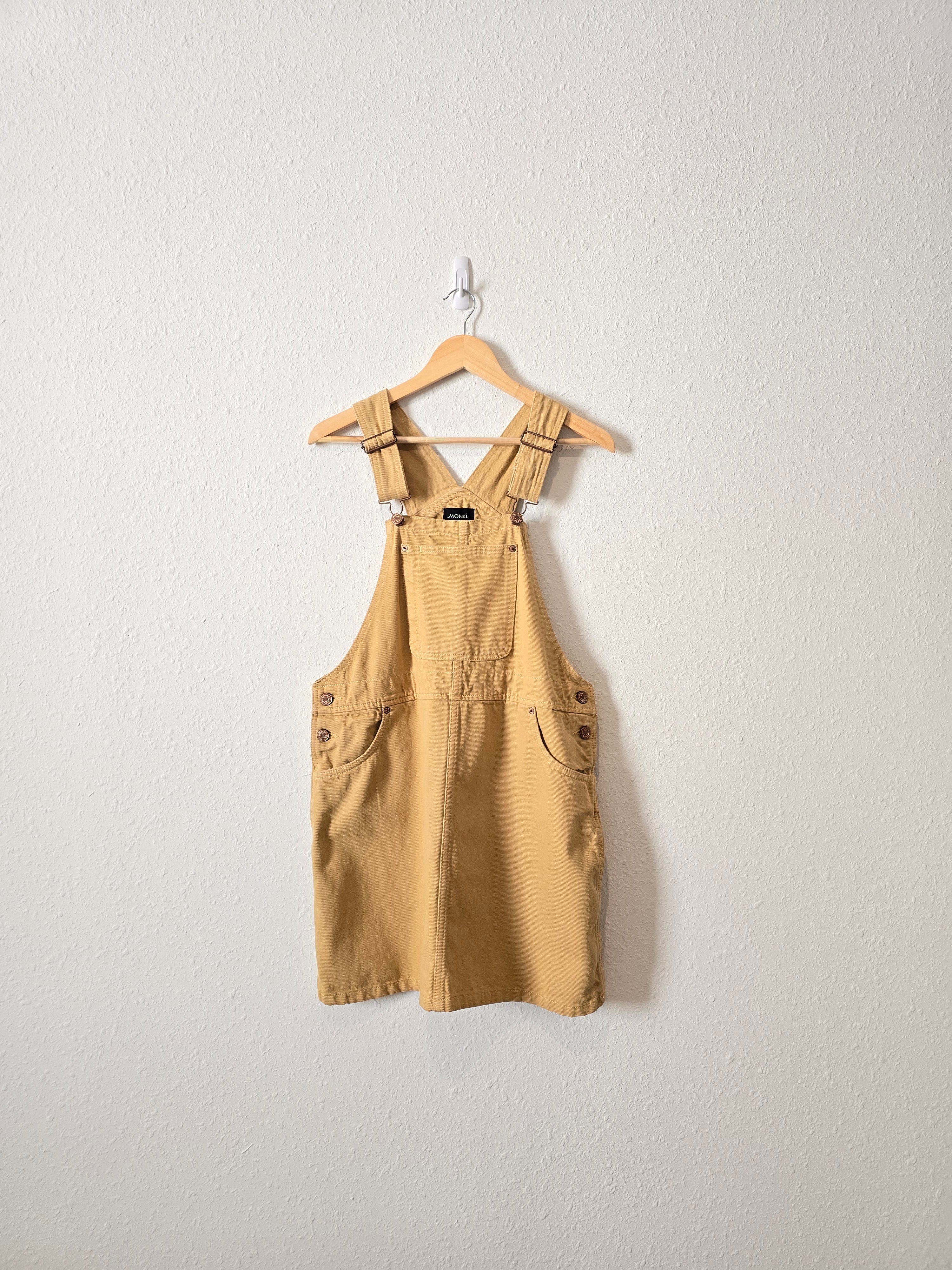 Monki Cotton Overall Dress (M)