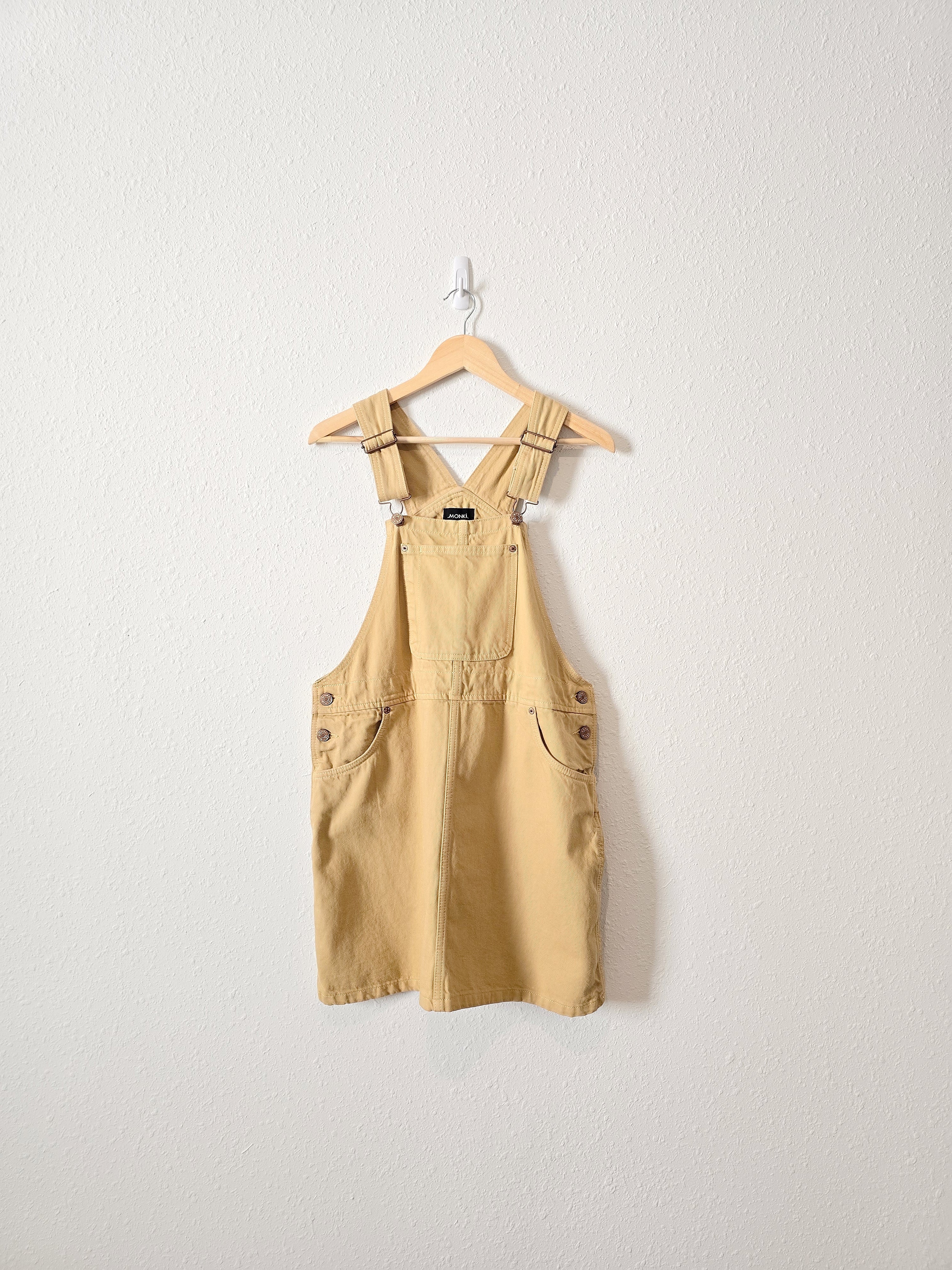 Monki Cotton Overall Dress (M)