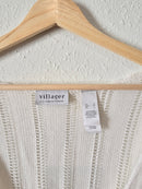 Vintage Crochet Knit Sweater (L)