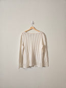 Vintage Crochet Knit Sweater (L)