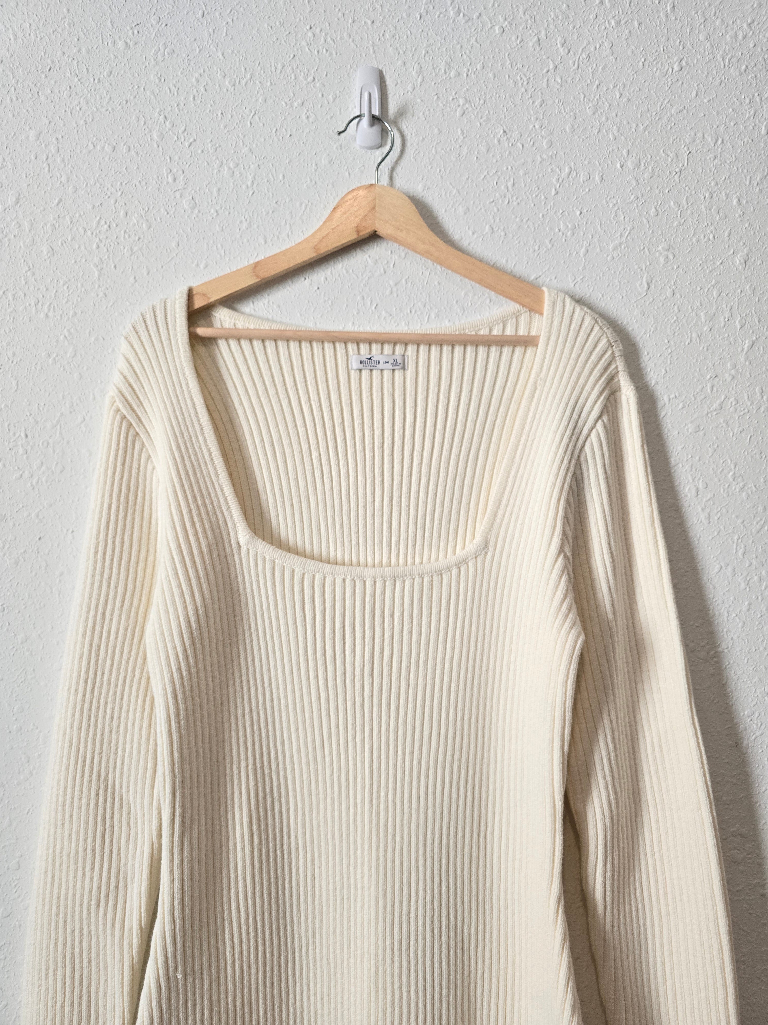 NEW Square Neck Sweater Dress (XL)