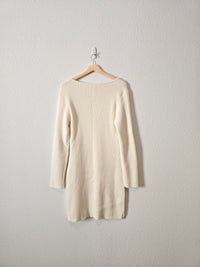 NEW Square Neck Sweater Dress (XL)