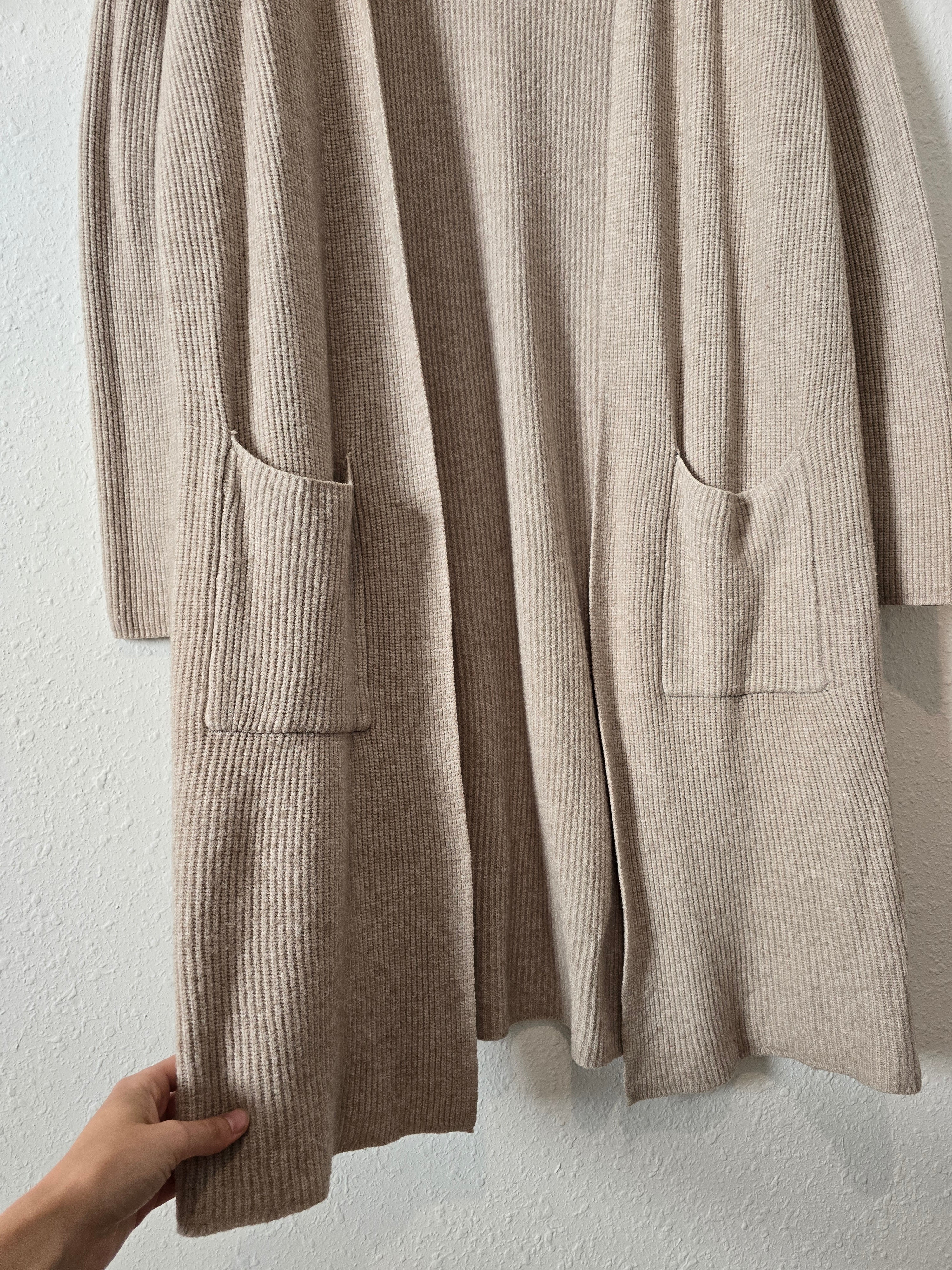 Open Front Cozy Knit Cardigan (2X)