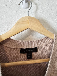 Puff Sleeve Knit Sweater Top (S)