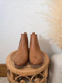 Korks Brown Ankle Booties (7.5)