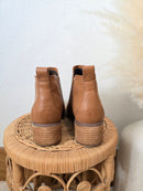 Korks Brown Ankle Booties (7.5)