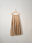 Bohme Plaid Maxi Skirt (XS)