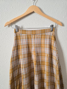 Bohme Plaid Maxi Skirt (XS)