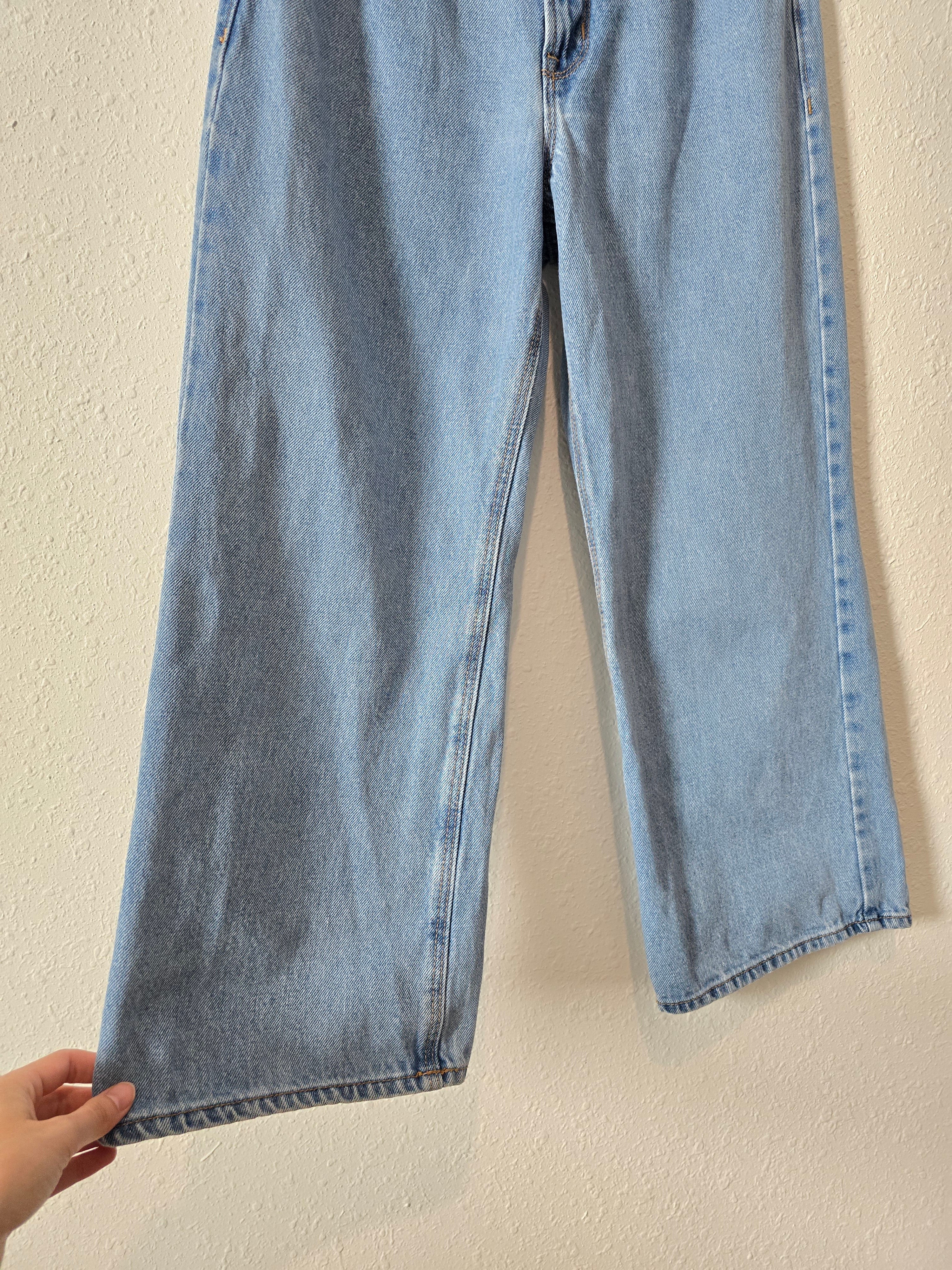 High Rise Wide Leg Crop Jeans (4P)