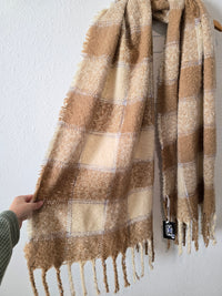 NEW Cozy Plaid Blanket Scarf