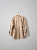 Neutral Checkered Shacket (M)