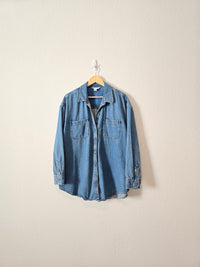 Oversized Denim Button Up (XL)