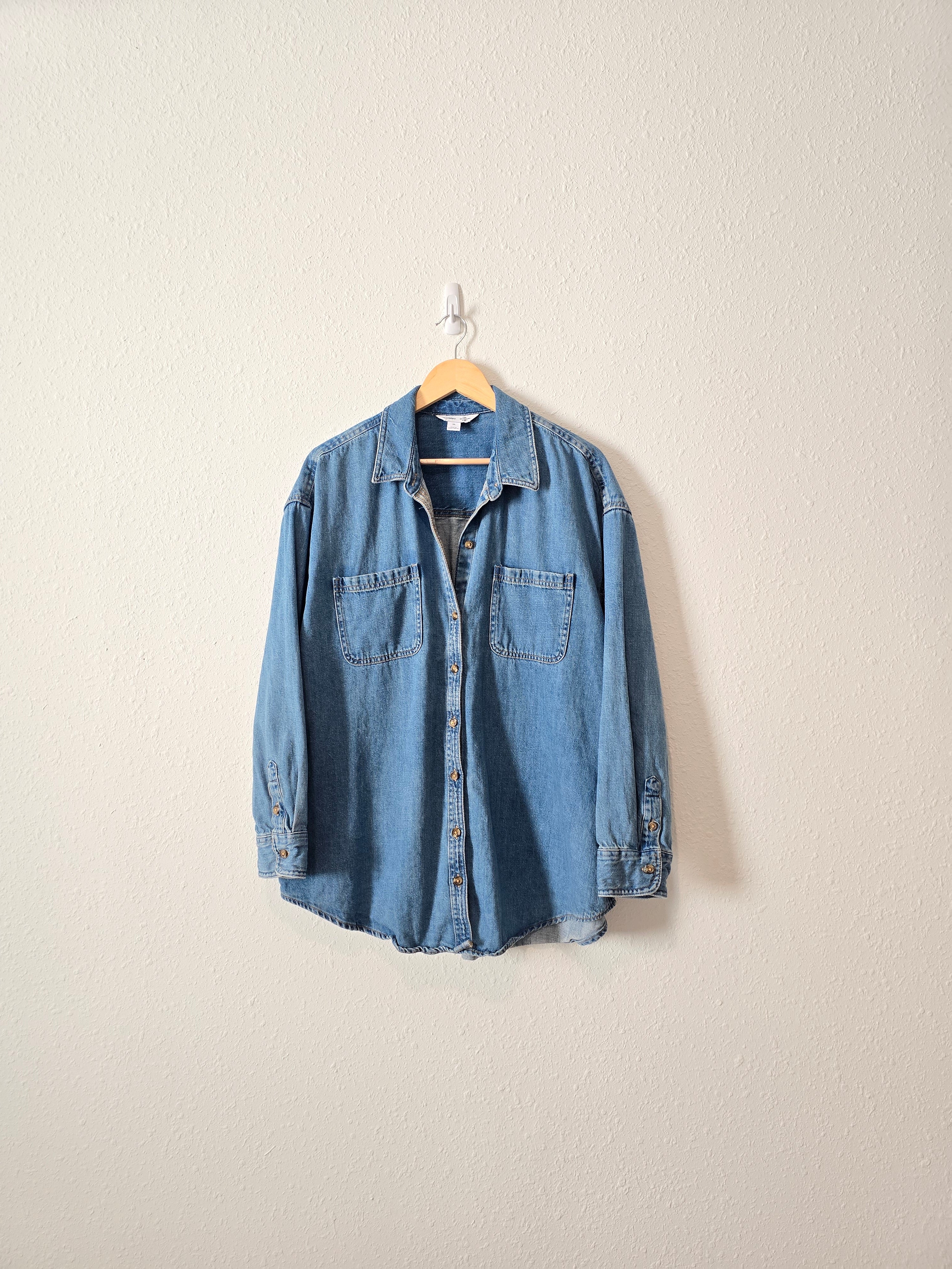 Oversized Denim Button Up (XL)