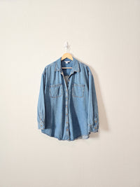 Oversized Denim Button Up (XL)