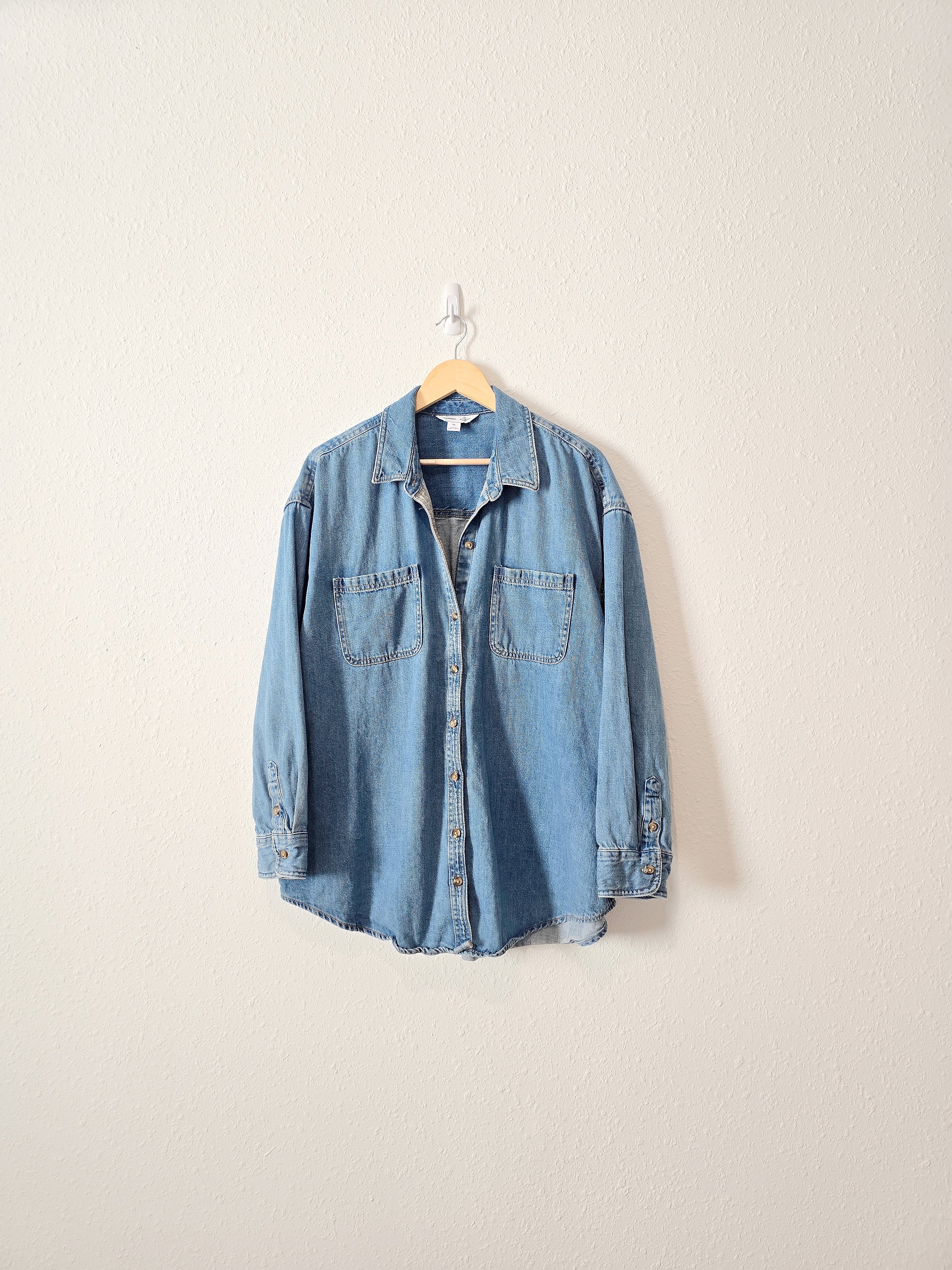 Oversized Denim Button Up (XL)