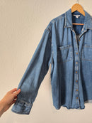 Oversized Denim Button Up (XL)