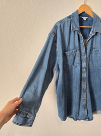 Oversized Denim Button Up (XL)