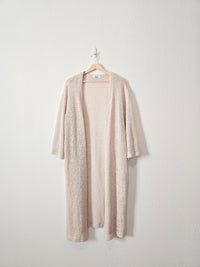 Carly Jean Long Knit Cardigan (M)